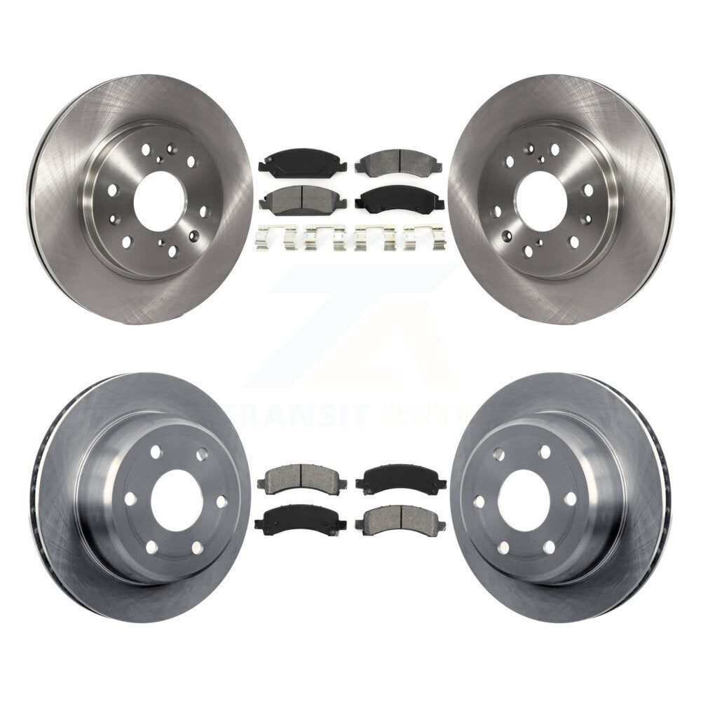 [Avant + Arrière] Kit de Disque et plaquette (semi-métallique) de frein pour 2009-2014 Chevrolet Express 1500 GMC Savana K8S-100801