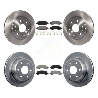 [Avant + Arrière] Kit de Disque et plaquette (semi-métallique) de frein pour 2009-2014 Chevrolet Express 1500 GMC Savana K8S-100801