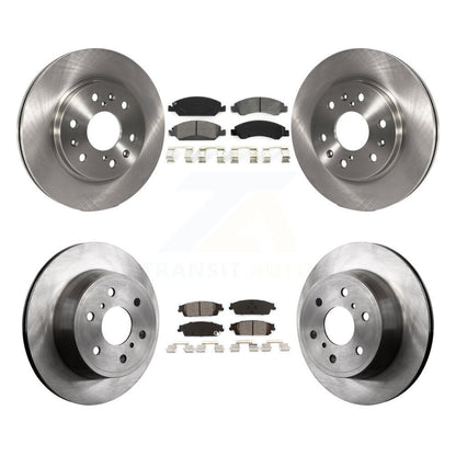 [Avant + Arrière] Kit de Disque et plaquette (semi-métallique) de frein pour Chevrolet Silverado 1500 GMC Sierra Tahoe Suburban Yukon Cadillac XL Escalade ESV K8S-100803