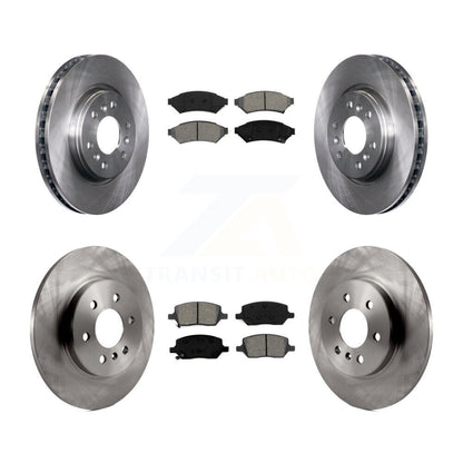 [Avant + Arrière] Kit de Disque et plaquette (semi-métallique) de frein pour Chevrolet Uplander Buick Terraza Pontiac Montana Saturn Relay K8S-100809