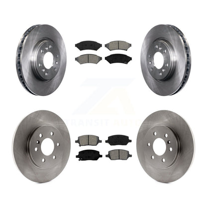 [Avant + Arrière] Kit de Disque et plaquette (semi-métallique) de frein pour Chevrolet Uplander Pontiac Montana Buick Terraza Saturn Relay K8S-100810