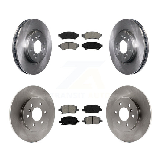 [Avant + Arrière] Kit de Disque et plaquette (semi-métallique) de frein pour Chevrolet Uplander Pontiac Montana Buick Terraza Saturn Relay K8S-100810