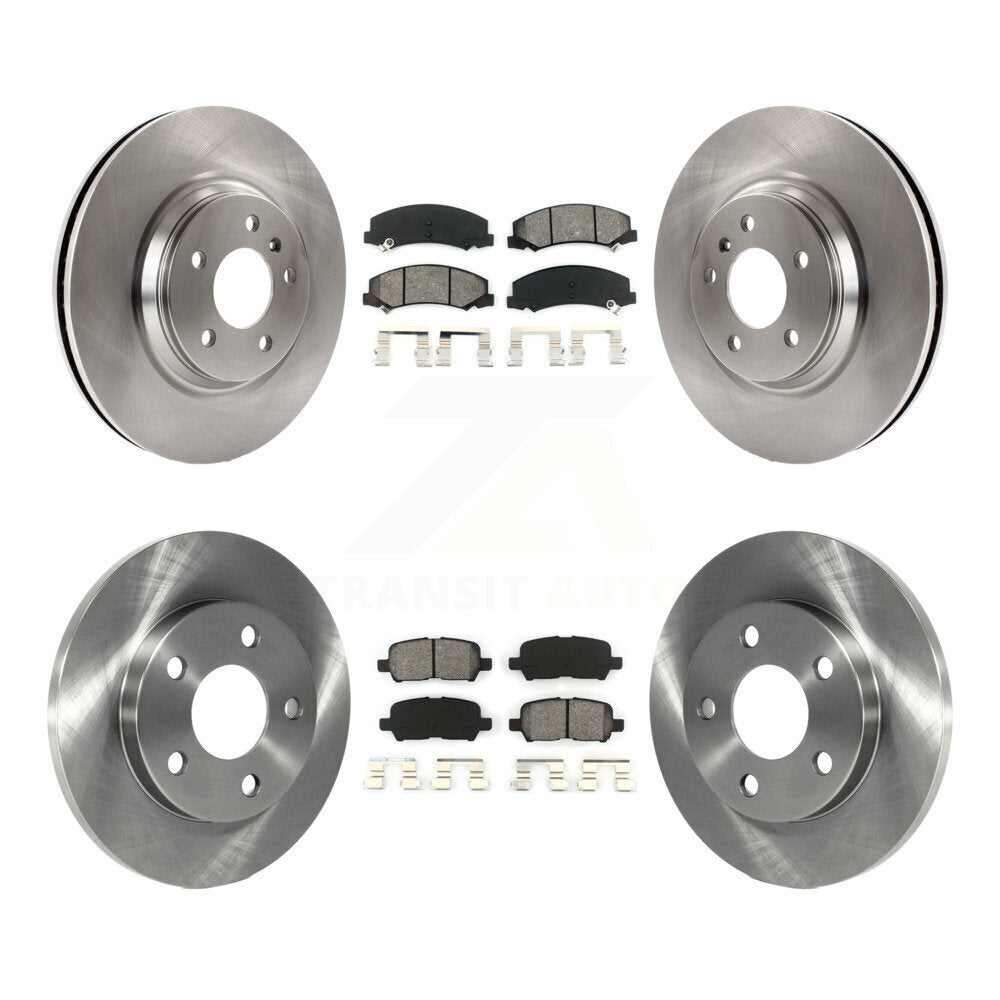 [Avant + Arrière] Kit de Disque et plaquette (semi-métallique) de frein pour Chevrolet Impala Limited K8S-100811