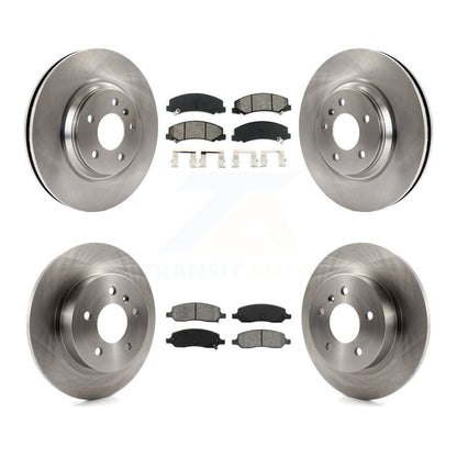 [Avant + Arrière] Kit de Disque et plaquette (semi-métallique) de frein pour 2006-2011 Buick Lucerne Cadillac DTS K8S-100812