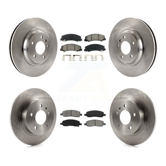 [Avant + Arrière] Kit de Disque et plaquette (semi-métallique) de frein pour 2006-2011 Buick Lucerne Cadillac DTS K8S-100812