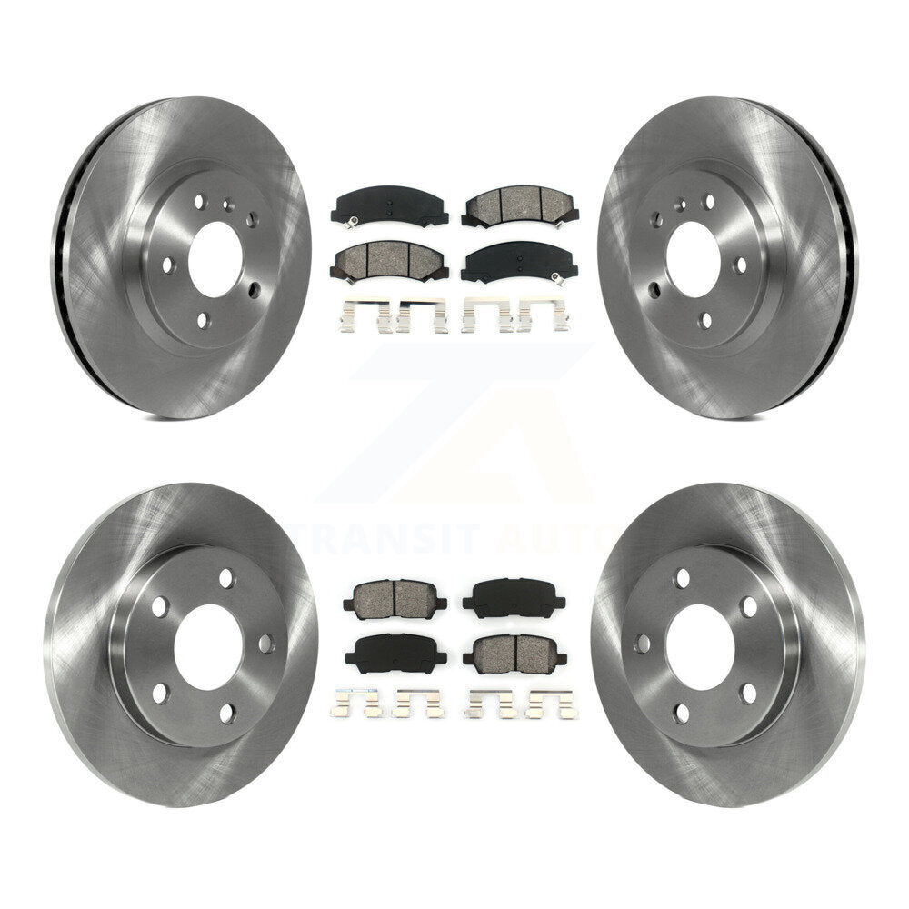 [Avant + Arrière] Kit de Disque et plaquette (semi-métallique) de frein pour Chevrolet Impala Limited K8S-100813