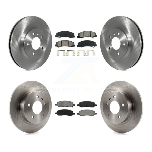 [Avant + Arrière] Kit de Disque et plaquette (semi-métallique) de frein pour Buick Lucerne K8S-100814