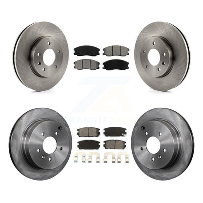 [Avant + Arrière] Kit de Disque et plaquette (semi-métallique) de frein pour Chevrolet Equinox Saturn Vue Captiva Sport Pontiac Torrent Suzuki XL-7 K8S-100819