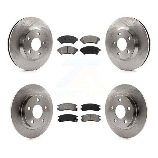 [Avant + Arrière] Kit de Disque et plaquette (semi-métallique) de frein pour 2005 Buick LeSabre Pontiac Bonneville Park Avenue K8S-100821