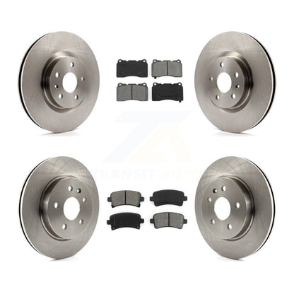 [Avant + Arrière] Kit de Disque et plaquette (semi-métallique) de frein pour 2013-2019 Cadillac XTS sans Heavy Duty Brakes K8S-100824