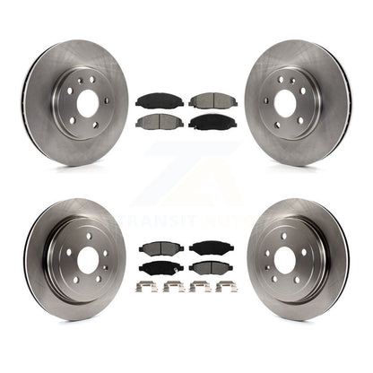 [Avant + Arrière] Kit de Disque et plaquette (semi-métallique) de frein pour Cadillac CTS sans Heavy Duty Brakes K8S-100832