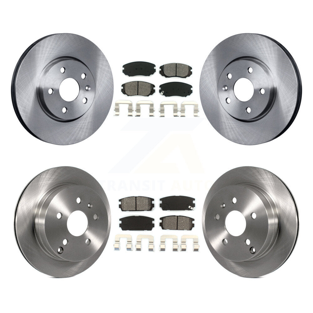[Avant + Arrière] Kit de Disque et plaquette (semi-métallique) de frein pour 2010-2017 Chevrolet Equinox GMC Terrain K8S-100833