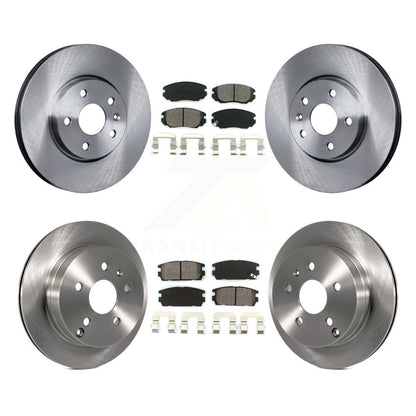[Avant + Arrière] Kit de Disque et plaquette (semi-métallique) de frein pour 2010-2017 Chevrolet Equinox GMC Terrain K8S-100833
