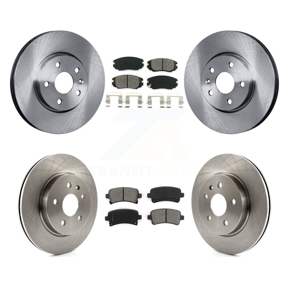 [Avant + Arrière] Kit de Disque et plaquette (semi-métallique) de frein pour Chevrolet Malibu Impala Buick LaCrosse Limited Allure K8S-100834