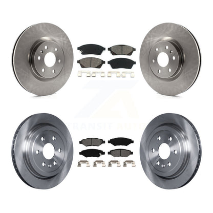 [Avant + Arrière] Kit de Disque et plaquette (semi-métallique) de frein pour Cadillac SRX Saab 9-4X K8S-100836
