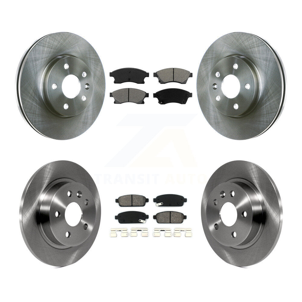 [Avant + Arrière] Kit de Disque et plaquette (semi-métallique) de frein pour Chevrolet Cruze Sonic Limited K8S-100837