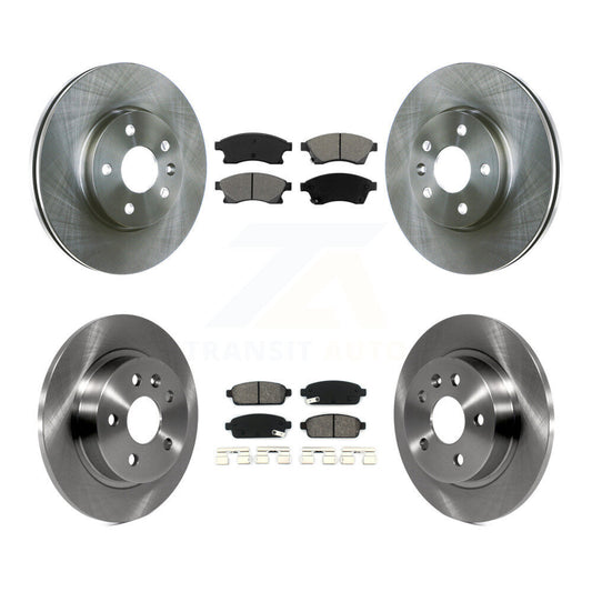 [Avant + Arrière] Kit de Disque et plaquette (semi-métallique) de frein pour Chevrolet Cruze Sonic Limited K8S-100837