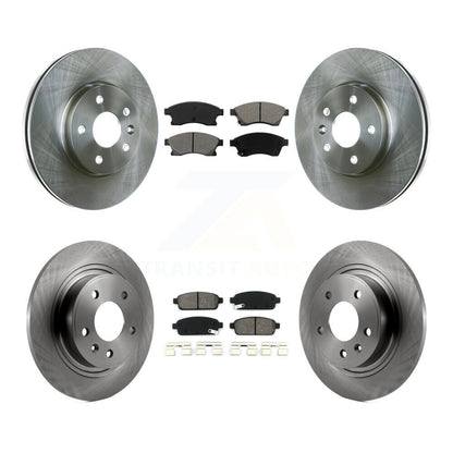 [Avant + Arrière] Kit de Disque et plaquette (semi-métallique) de frein pour 2013 Chevrolet Cruze avec 292mm Diameter Rotor K8S-100838