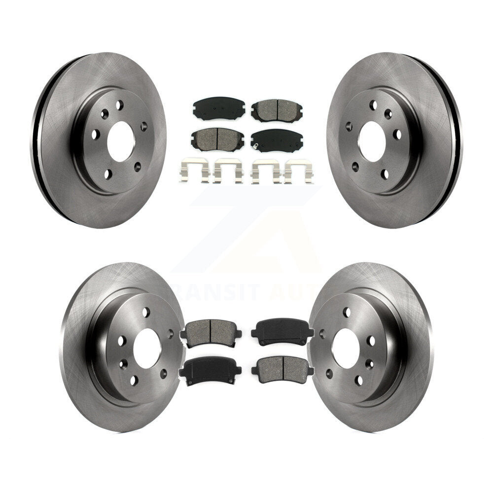 [Avant + Arrière] Kit de Disque et plaquette (semi-métallique) de frein pour Chevrolet Malibu Limited K8S-100840