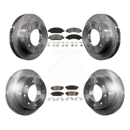 [Avant + Arrière] Kit de Disque et plaquette (semi-métallique) de frein pour Chevrolet Suburban K8S-100842 par Transit Auto