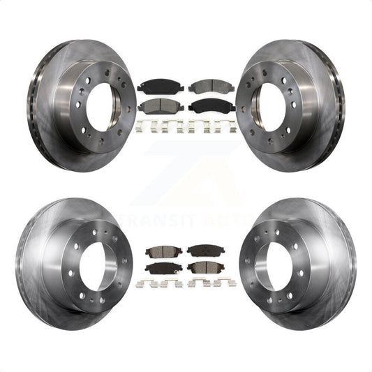 [Avant + Arrière] Kit de Disque et plaquette (semi-métallique) de frein pour Chevrolet Suburban K8S-100842 par Transit Auto