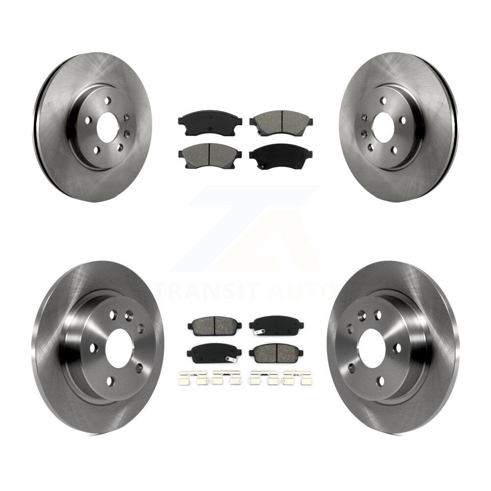 [Avant + Arrière] Kit de Disque et plaquette (semi-métallique) de frein pour Chevrolet Buick Encore Trax Sonic K8S-100846