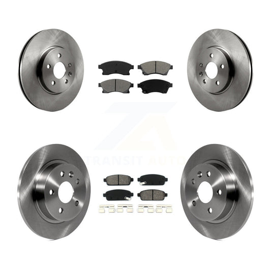 [Avant + Arrière] Kit de Disque et plaquette (semi-métallique) de frein pour Chevrolet Buick Encore Trax Sonic K8S-100846