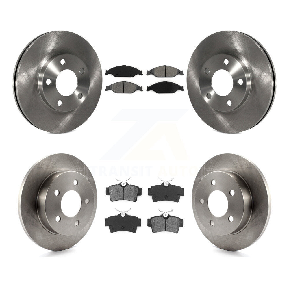 [Avant + Arrière] Kit de Disque et plaquette (semi-métallique) de frein pour Ford Mustang K8S-100853