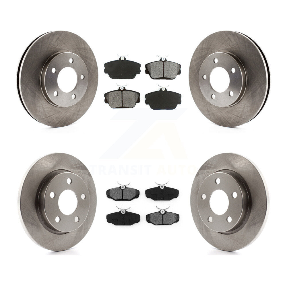 [Avant + Arrière] Kit de Disque et plaquette (semi-métallique) de frein pour 1994-1995 Ford Taurus SHO K8S-100854