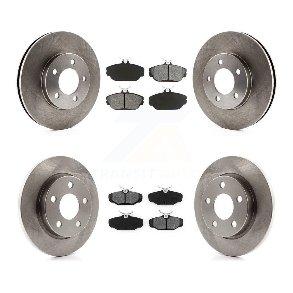 [Avant + Arrière] Kit de Disque et plaquette (semi-métallique) de frein pour Ford Taurus Mercury Sable Lincoln Continental K8S-100855