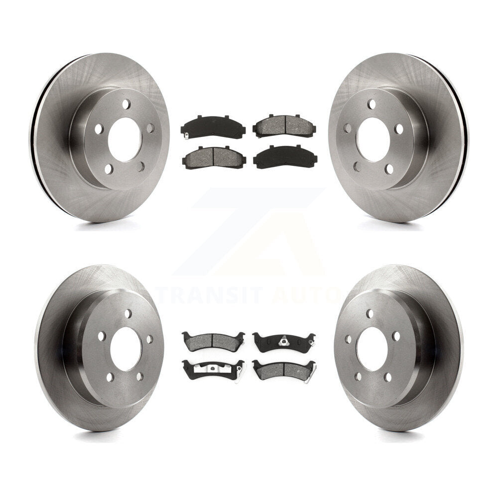 [Avant + Arrière] Kit de Disque et plaquette (semi-métallique) de frein pour 2001 Ford Explorer AWD 4WD From 01 02 K8S-100856