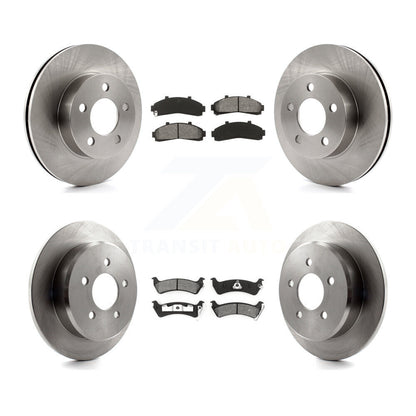 [Avant + Arrière] Kit de Disque et plaquette (semi-métallique) de frein pour 2001 Ford Explorer AWD 4WD From 01 02 K8S-100856