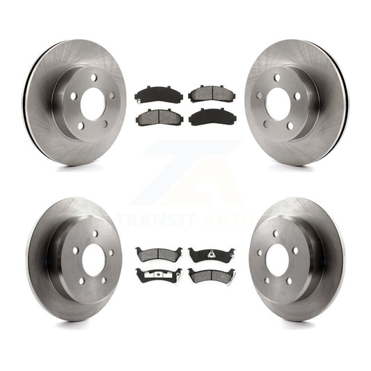 [Avant + Arrière] Kit de Disque et plaquette (semi-métallique) de frein pour 2001 Ford Explorer AWD 4WD From 01 02 K8S-100856