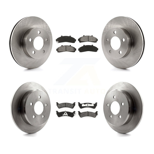[Avant + Arrière] Kit de Disque et plaquette (semi-métallique) de frein pour Ford Ranger Explorer Mercury Mountaineer K8S-100857