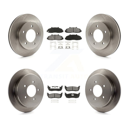 [Avant + Arrière] Kit de Disque et plaquette (semi-métallique) de frein pour Ford F-150 4WD K8S-100858