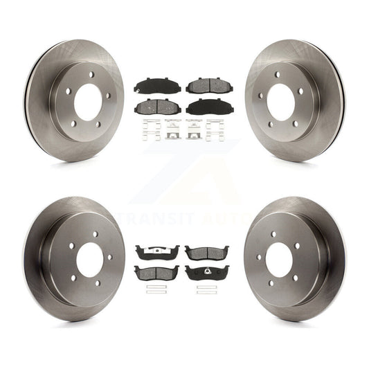 [Avant + Arrière] Kit de Disque et plaquette (semi-métallique) de frein pour Ford F-150 4WD K8S-100858