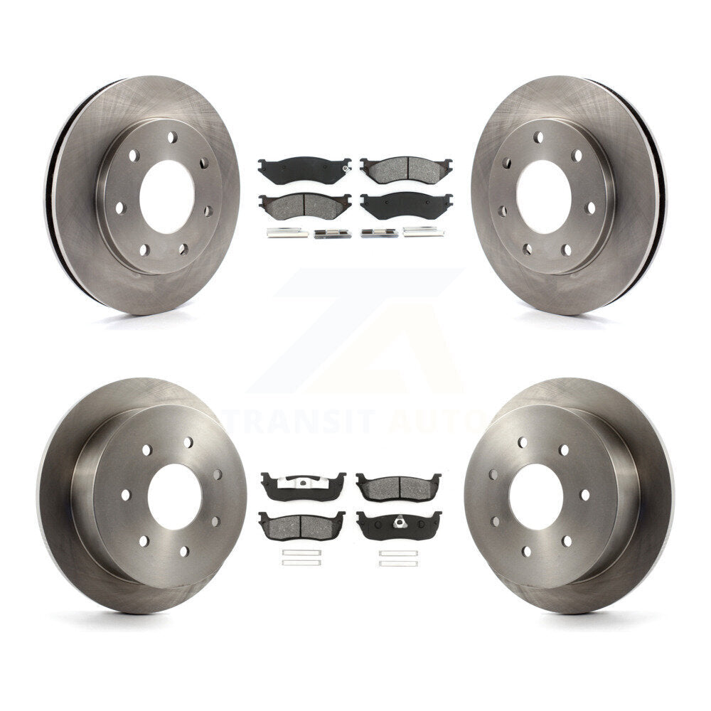 [Avant + Arrière] Kit de Disque et plaquette (semi-métallique) de frein pour Ford F-150 F-250 HD 4WD K8S-100863