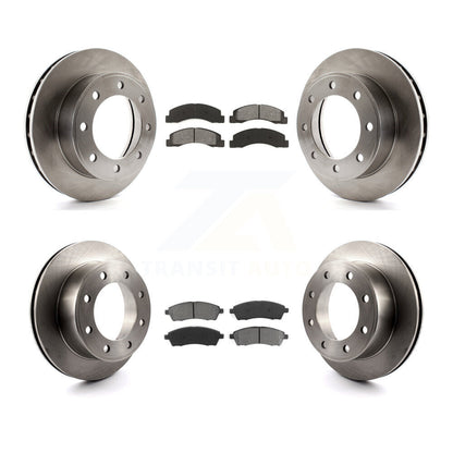 [Avant + Arrière] Kit de Disque et plaquette (semi-métallique) de frein pour Ford F-250 Super Duty Excursion 4WD K8S-100866