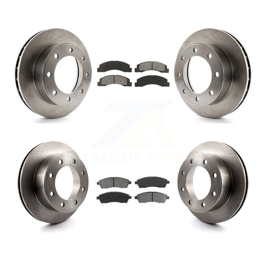 [Avant + Arrière] Kit de Disque et plaquette (semi-métallique) de frein pour Ford F-250 Super Duty Excursion 4WD K8S-100866