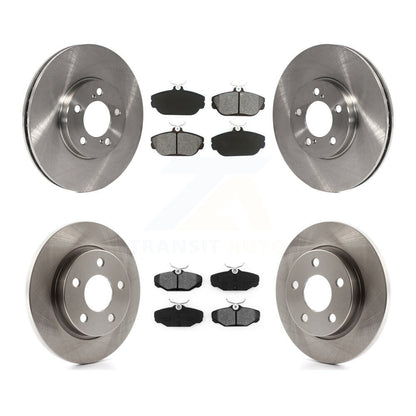 [Avant + Arrière] Kit de Disque et plaquette (semi-métallique) de frein pour 2001-2002 Ford Taurus rear brakes avec Police or Taxi Package K8S-100868