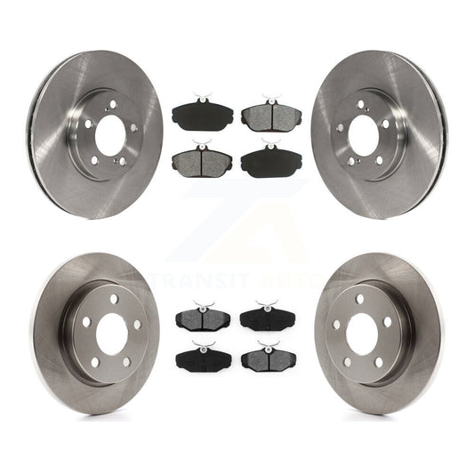 [Avant + Arrière] Kit de Disque et plaquette (semi-métallique) de frein pour 2001-2002 Ford Taurus rear brakes avec Police or Taxi Package K8S-100868