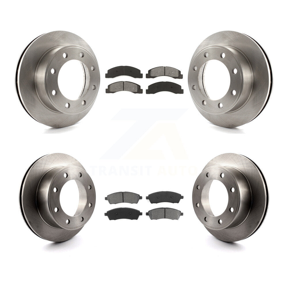 [Avant + Arrière] Kit de Disque et plaquette (semi-métallique) de frein pour Ford F-250 Super Duty Excursion 4WD K8S-100872