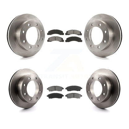 [Avant + Arrière] Kit de Disque et plaquette (semi-métallique) de frein pour Ford F-250 Super Duty Excursion 4WD K8S-100872