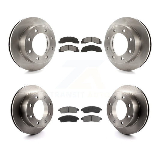 [Avant + Arrière] Kit de Disque et plaquette (semi-métallique) de frein pour Ford F-250 Super Duty Excursion 4WD K8S-100872