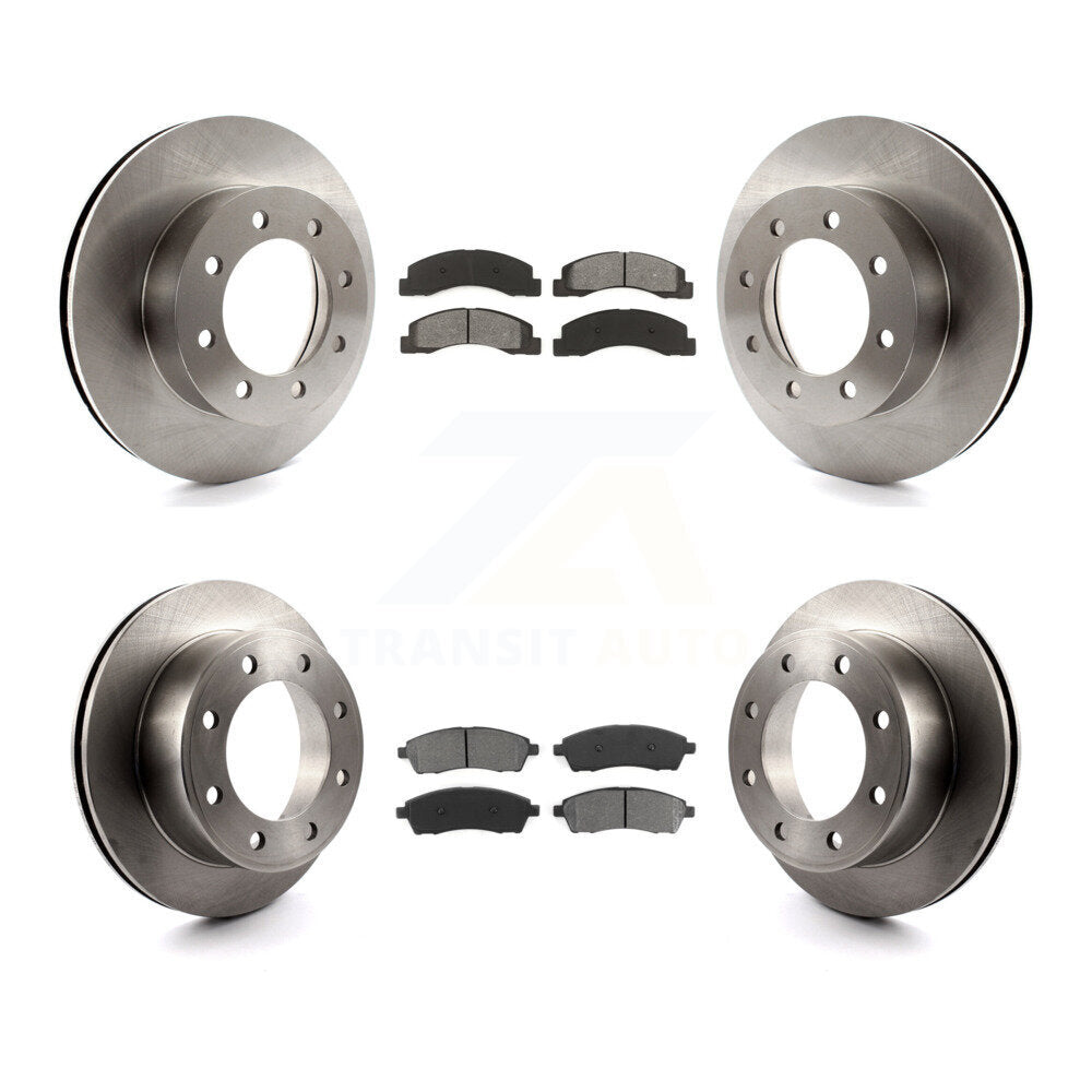 [Avant + Arrière] Kit de Disque et plaquette (semi-métallique) de frein pour Ford F-250 Super Duty K8S-100874