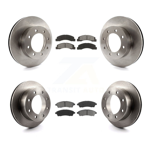 [Avant + Arrière] Kit de Disque et plaquette (semi-métallique) de frein pour Ford F-250 Super Duty K8S-100874