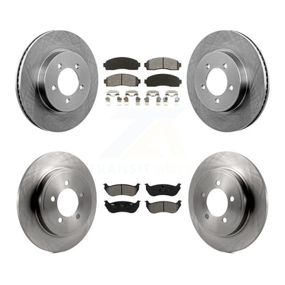[Avant + Arrière] Kit de Disque et plaquette (semi-métallique) de frein pour Ford Explorer Mercury Mountaineer K8S-100877