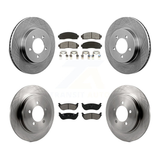[Avant + Arrière] Kit de Disque et plaquette (semi-métallique) de frein pour Ford Explorer Mercury Mountaineer K8S-100877