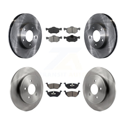 [Avant + Arrière] Kit de Disque et plaquette (semi-métallique) de frein pour Mazda Tribute Mercury Mariner K8S-100878