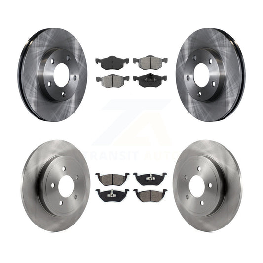 [Avant + Arrière] Kit de Disque et plaquette (semi-métallique) de frein pour Mazda Tribute Mercury Mariner K8S-100878
